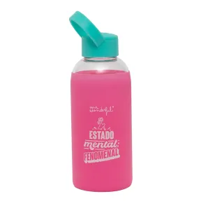 Botella de Cristal 470 ml - Mr. Wonderful Estado Mental Fenomenal