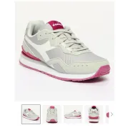 Raven Satin Wn de Diadora - gris y blanco