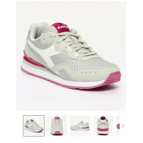 Raven Satin Wn de Diadora - gris y blanco