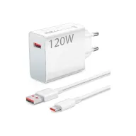 Kit de carga rápida Xiaomi 120W: adaptador y cable USB-C