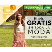 Envío gratis en moda en Carrefour del 10 al 14 de abril