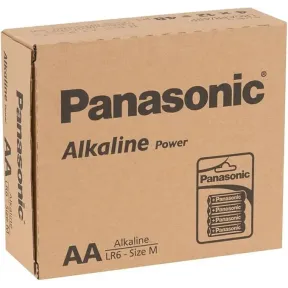 Pilas AA Alcalinas Panasonic POWER - Pack de 48 Unidades