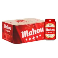 Pack de 12 latas Mahou 5 Estrellas