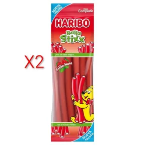 200g de Geles Dulces Haribo Balla Stixx Fresa