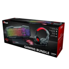 Pack 4 en 1: Teclado, Ratón, Auriculares y Alfombrilla