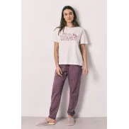 Pijama Star Wars de algodón largo manga corta, XS a XXL