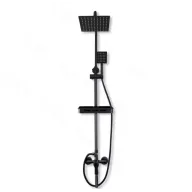 Grifo de baño contemporáneo de latón con mezclador frío/caliente