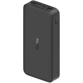 Power Bank Negro Xiaomi Redmi 20000 mAh 18W Carga Rápida