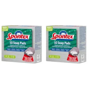 Estropajos de Acero Aleado Spontex - 2x10 Unidades