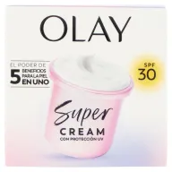Crema Hidratante Facial Olay Super con SPF30 y Protección UV