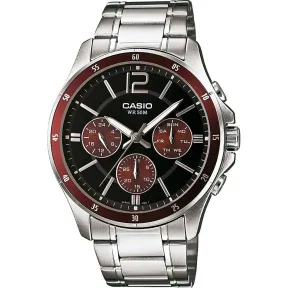 Reloj de Cuarzo Casio con Correa de Acero Inoxidable