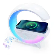 Altavoz Bluetooth Technaxx TX-264 con luz LED RGB y carga 10W