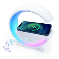 Altavoz Bluetooth Technaxx TX-264 con luz LED RGB y carga 10W