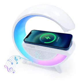 Altavoz Bluetooth Technaxx TX-264 con luz LED RGB y carga 10W
