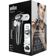 Afeitadora eléctrica Braun Series 7 dorada, 60 min de uso