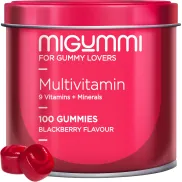 Gominolas de Mora - 100 Gummies Multivitaminas Naturales