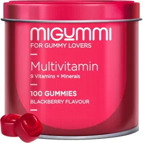 Gominolas de Mora - 100 Gummies Multivitaminas Naturales