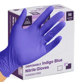 Guantes desechables de nitrilo para manipulación de alimentos