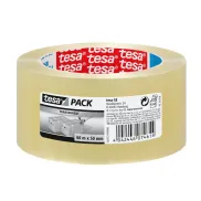 Cinta adhesiva transparente Tesa 66 m x 50 mm, Standard PP