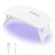 Mini Lámpara UV para Uñas de Gel con Temporizador KEWUZY