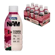 KAIKU ÑAM - Pack de 8 Bebidas de Frutos Rojos, 35g Proteína