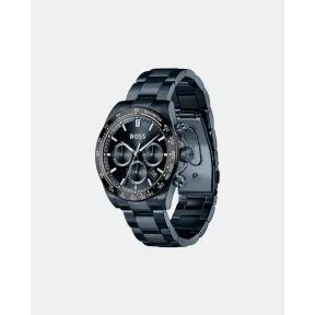 Reloj automático negro de caucho Boss HERO 2.0 1514270