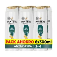 Champú y Acondicionador Pantene Anticaspa Nutri Pro-V 6x300 ML