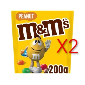 M&M's Cacahuete - Bolsa de 200g de Chocolate con Leche