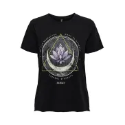 Camiseta de Mujer Estampada ONLY de Manga Corta