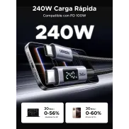 Cable USB C PD3.1 240W UGREEN con Carga Rápida y LED