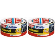 Cinta Adhesiva Reforzada Blanca tesa Extra Power, 25 m x 50 mm