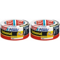 Cinta Adhesiva Reforzada Blanca tesa Extra Power, 25 m x 50 mm