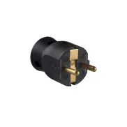 Clavija Macho Negra Legrand para Enchufe