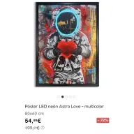 Poster enmarcado de astronauta: ¡La nueva moda astrofílica!