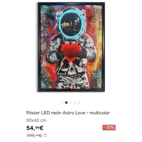 Poster enmarcado de astronauta: ¡La nueva moda astrofílica!