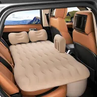 Colchón de Aire para Coche con Almohadas y Barra Lateral