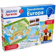 Descubriendo Europa: Puzle 2 en 1 y 150 Preguntas Clementoni