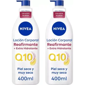 NIVEA Body Milk Reafirmante Aceite de Argán 2x400ml