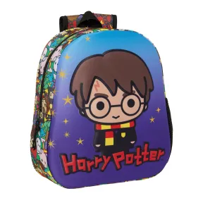 Mochila Escolar Adaptable 3D de Harry Potter