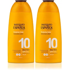 Loción Solar Aloe Vera SPF10 (Paquete de 2) 300ml