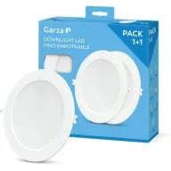 Downlight LED 18W Empotrable 22cm - Paquete de 2 unidades