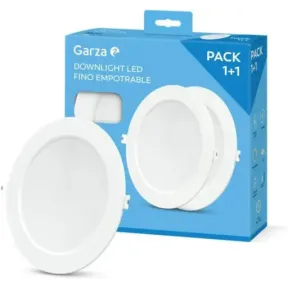Downlight LED 18W Empotrable 22cm - Paquete de 2 unidades