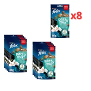 Snack para gatos adultos Purina Felix Party Mix 8x60g Ocean