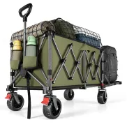 Carro Plegable Todo Terreno YEAUPE PRO – Ruedas Anchas y Frenos