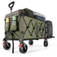 Carro Plegable Todo Terreno YEAUPE PRO – Ruedas Anchas y Frenos