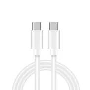 Cable tipo C 60W de carga rápida PD3.0, 1m, blanco