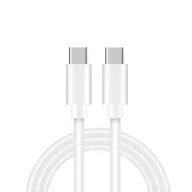 Cable tipo C 60W de carga rápida PD3.0, 1m, blanco