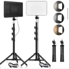 Trípode con kit de iluminación LED
