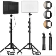 Trípode con kit de iluminación LED