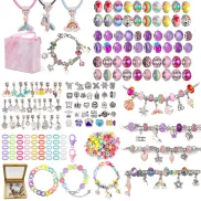 Juego de Manualidades DIY: Kit de 280 Piezas para Pulseras
